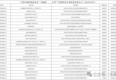 注意！弥渡24家单位消防检查不合格！7月要抽查的单位有这些→
